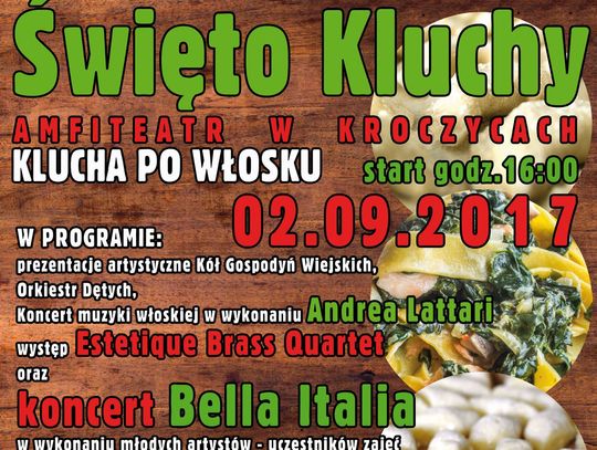 KROCZYCKI FESTYN RODZINNY - ŚWIĘTO KLUCHY JUŻ W SOBOTĘ 2 WRZEŚNIA