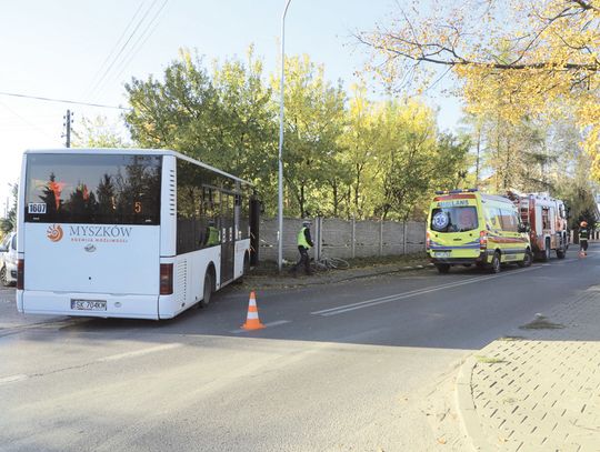 PIJANY ROWERZYSTA ZDERZYŁ SIĘ Z AUTOBUSEM