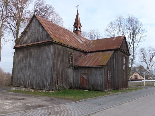 Drewniany kościół w Sokolnikach z 1928 roku